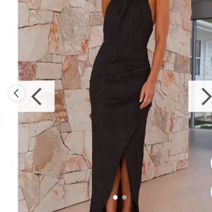 Size 2 Billy j black formal dress, only worn once!